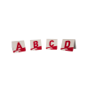 Letras ABC en pvc (colores)