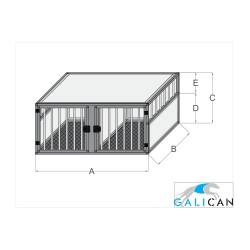 Box doble de aluminio a medida